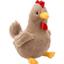 Selay Toys Tavuk Peluş Oyuncak 40 cm Kahverengi 4565