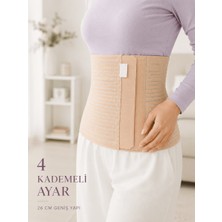 Astraltech 26 cm Abdominal Korse Doğum Sonrası 4 Kademeli Ayarlanabilir Karın Bel Korsesi