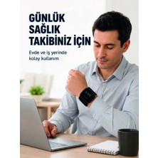 Astraltech Şarjlı Bilekten Dijital Tansiyon Ölçer Geniş LCD Ekranlı