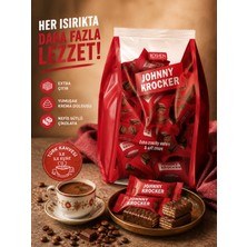 Roshen Jonny Krocker Çikolatalı Çıtır Atıştırmalık Gofret ( Kırmızı ) 350 gr