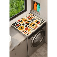 Marvielle Çamaşır Kurutma Makinesi Üstü Düzenleyici Matı Sıvı Geçirmez Örtü - Banyo Düzenleyici