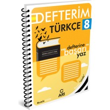 Arı Yayıncılık Arı 8. Sınıf Türkçe Akıllı Defteri Arı Yayınları