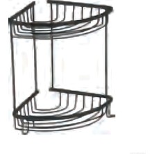 Marvielle Oval Ikili Süngerlik 20X20 cm Krom Kaplamalı - Banyo Düzenleyici