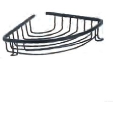 Marvielle Oval Tekli Süngerlik 20X20 cm - Krom Kaplamalı - DM5381 - Banyo Düzenleyici