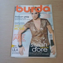 Burda Dergi 2008/11 Kasım 2 Adet Patronlu 2,el Cok Temiz Kondisyonda Kadın Modası, Şıklık, Trendler ve Kombinasyonlar Üzerine Içerikler