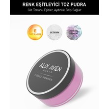 Alix Avien Renk Düzenleyici Uzun Süre Kalıcı Sabitleyici Mat Toz Pudra - Color Correcting Loose Powder Lavender