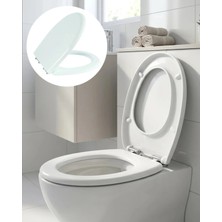 Marvielle Klozet Kapağı Kaydırmaz Alt Ped Dayanıklı Banyo Aksesuarı - Banyo Düzenleyici