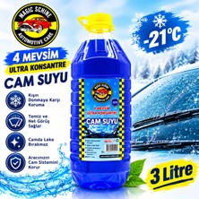 Magic Schine Antifrizli Şampuanlı Cam Suyu 3 Litre