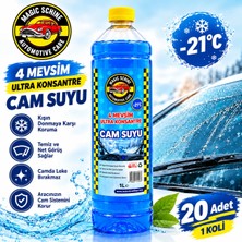 Magic Schine 20'li Cam Suyu Antifrizli Şampuanlı 1 Litre