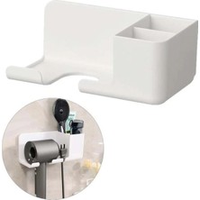 Marvielle Banyo Rafı Sabunluk Diş Fırçası Saç Kurutma Makinesi - Banyo Düzenleyici