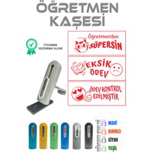 Kendinden Mürekkepli Kaşe Öğretmen Kaşesi Aferin Kaşesi Cep Kaşesi 3 Lü Set