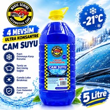 Magic Schine Antifrizli Şampuanlı Cam Suyu 5 Litre