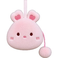 Selay Toys Tavşan Peluş Cüzdan 12 cm Pembe 4679
