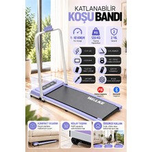 Walke W-Fit Purple Bluetoothlu Uygulamalı Uzaktan Kumandalı Koşu Bandı Yürüyüş Bandı Mor