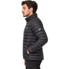 Lacoste Columbia  Titanıum  Infinity Regular  Fit  Büyük  Beden Termal Siyah Mont