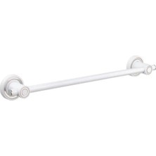 Marvielle 2 Adet Uzun Havluluk 45 cm Beyaz/krom - Banyo Düzenleyici