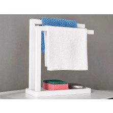 Marvielle 3D Baskı Havluluk ve Sabunluk Organizer - Banyo Düzenleyici