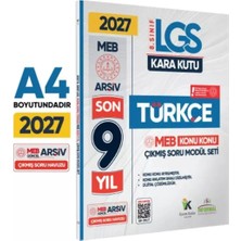 Karakutu Yayınları 2026 LGS 8. Sınıf Türkçe Çıkmış Soru Modülü Video/PDF Çözümlü Eğitim Seti