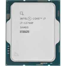 Intel Core I7 13700F 54MB 16çekirdekli VGA Yok 1700P 65W Kutusuz+Fansız