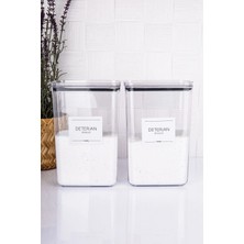 Marvielle Deterjan Kavanozu Kutusu Beyazlar Renkliler 2900ML - Banyo Düzenleyici