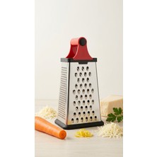 Cooker 19 cm Paslanmaz Çelik Rende Kırmızı CKR4516