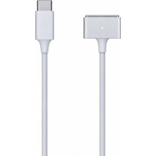 CoverZone Usb-C ve Magsafe 2 ile Uyumlu Konnektörlü 1.8 Metre Kablo, Iki Farklı Bağlantı Ucuna Sahip Uzun Kablo Tasarımı | ZR169