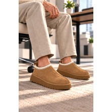 Zerenyus ZRK-W1 Premium Taba Süet İçi Peluş Yüksek Taban Günlük Erkek Bot