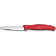 Victorinox Swiss Classic 8cm Düz Soyma Bıçağı Kırmızı 6.7601.C1
