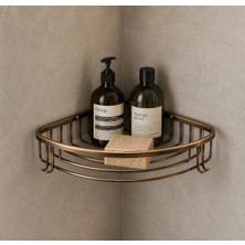 Marvielle Pirinç Duş Köşeliği Düzenleyici - Banyo Düzenleyici