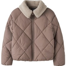 Name It Puffer Mont, 10 Yaş, Kahve