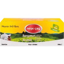 Neşe Çay Bergamot Aromalı Demlik Poşet Çay 200 gr 20 Adet Filtreli Poşetler ile Pratik Kullanım