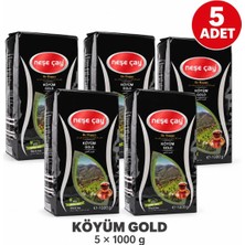 Neşe Çay Köyüm Gold 1 kg Siyah Çay 5 Adet 