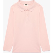 Koton Uzun Kollu Pamuklu Basic Polo Yaka Tişört