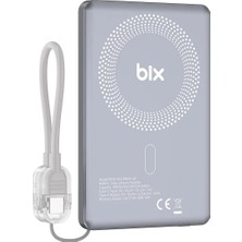 Bix PB114 5000 Mah Hızlı Şarj Magsafe Powerbank