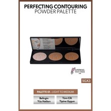 Perfecting Contouring Pudramsı Kontür Paleti - 01 Light To Medium