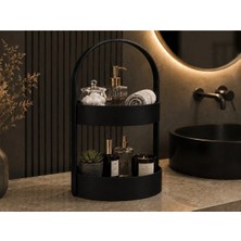 Marvielle 3D Baskı Iki Katlı Taşınabilir Organizer Saklama Standı - Banyo Düzenleyici