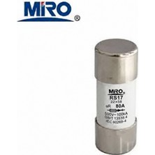 Miro RO17 500V 80A 22X58 Porselen Sigorta – 5'li Paket