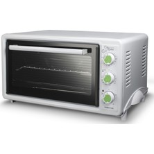 Luxell LX-3675 Usta Börekçi Fırın 40 lt Turbo Pişirme Özelliği ile Beyaz Renkli Kompakt Tasarım
