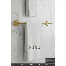 Marvielle Banyo Uzun Havluluk Havlu Askılığı Lüks Gold - Banyo Düzenleyici