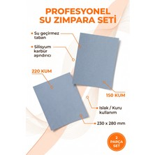 Azimli Starcke Su Zımparası Seti 150-220 Kum 230X280 mm 2 Parça Islak Kuru Tabaka