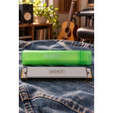 Midex HN-20SL Silver 20 Delikli Mızıka Do (c)
