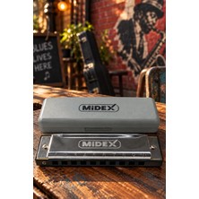 Midex HN-10SL Silver Örf Aletleri 10 Delikli Mızıka