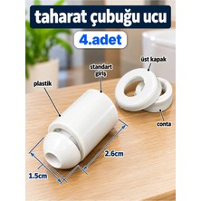 Marvielle 4 Adet Taharet Çubuğu Ucu Plastik Yedek Uç Seti - Banyo Düzenleyici