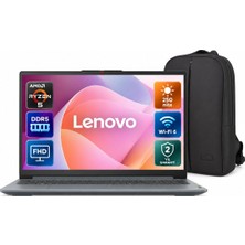 Lenovo Ideapad Slim 3 Amd Ryzen 5 40 16GB 1tb SSD Windows 11 15.6" Fhd Taşınabilir Bilgisayar SM-82XQ01D3TX + Shopimode Çanta