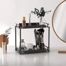 Marvielle 2 Katlı Çok Amaçlı Metal Organizer - Banyo Düzenleyici