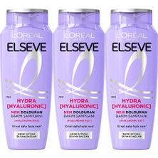 Elseve Hydra Hyaluronic Nem Dolduran Bakım Şampuanı 700 ml *3 Adet