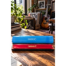 Midex HN-24RD Kırmızı 24 Delikli Mızıka Do (c)