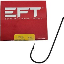 Eft Hook 1325 Siyah Düz Iğne 4/0