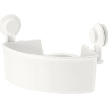 Marvielle Beyaz Duş Sepeti - Banyo Düzenleyici