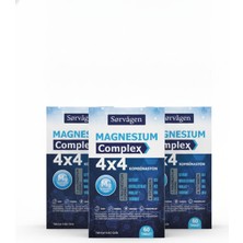 Sorvagen 4x4 Magnezyum Complex 60 Tablet 3’lü Set